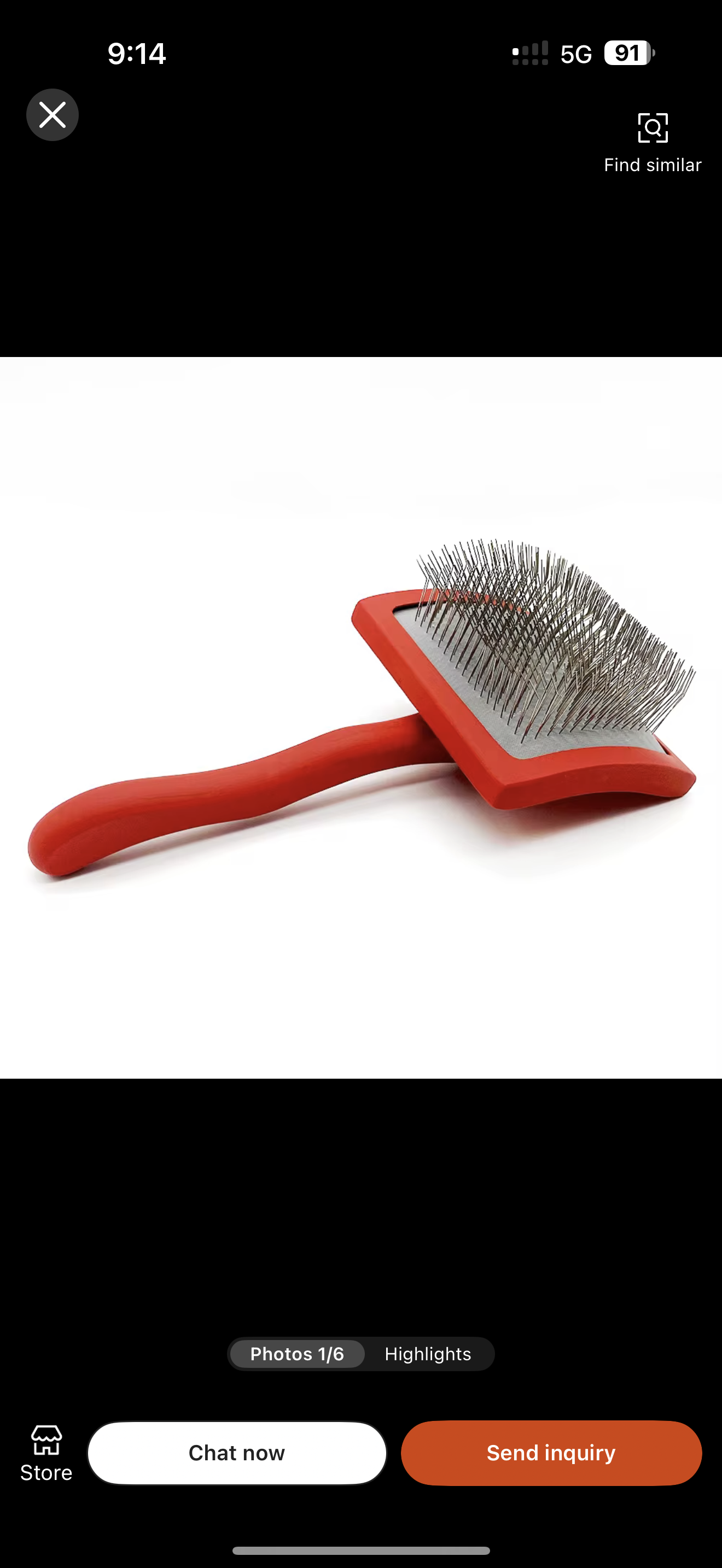 Pawfectly Calm Slicker Brush