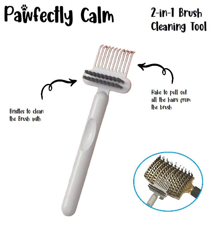 Pawfectly Calm FurBrush & Slicker Brush BUNDLE